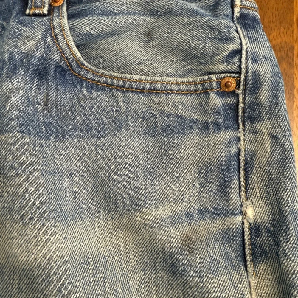 Levis 501XX Mens Vintage 38x32 (36x29) Blue Straight Leg Jeans‎ Y2K Button Fly